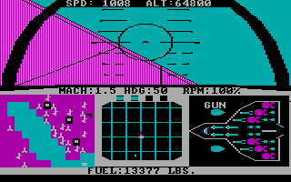 Screenshot Thumbnail / Media File 1 for F15 Strike Eagle I (1986)(Microprose Software Inc)