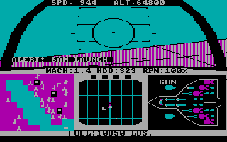 Screenshot Thumbnail / Media File 1 for F15 Strike Eagle I (1986)(Microprose Software Inc)