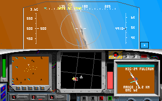 Screenshot Thumbnail / Media File 1 for F15 Strike Eagle II (1989)(Microprose Software Inc)