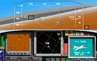 Screenshot Thumbnail / Media File 1 for F15 Strike Eagle II (1989)(Microprose Software Inc)