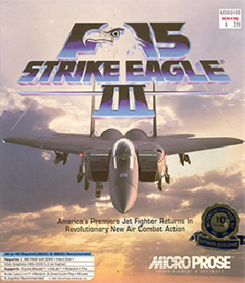 Screenshot Thumbnail / Media File 1 for F15 Strike Eagle III (1993)(Microprose Software Inc)
