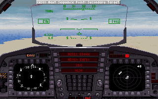 Screenshot Thumbnail / Media File 1 for F15 Strike Eagle III (1993)(Microprose Software Inc)