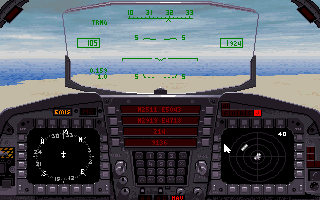 Screenshot Thumbnail / Media File 1 for F15 Strike Eagle III (1993)(Microprose Software Inc)
