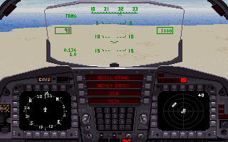 Screenshot Thumbnail / Media File 1 for F15 Strike Eagle III (1993)(Microprose Software Inc)