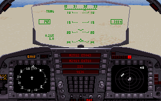 Screenshot Thumbnail / Media File 1 for F15 Strike Eagle III (1993)(Microprose Software Inc)