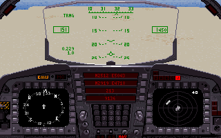 Screenshot Thumbnail / Media File 1 for F15 Strike Eagle III (1993)(Microprose Software Inc)
