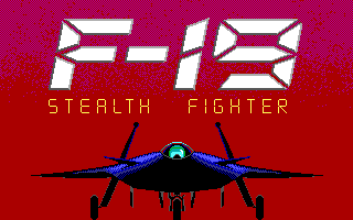 Screenshot Thumbnail / Media File 1 for F19 Stealth Fighter (1987)(Microprose Software Inc)