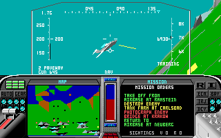 Screenshot Thumbnail / Media File 1 for F19 Stealth Fighter (1987)(Microprose Software Inc)