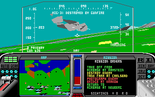 Screenshot Thumbnail / Media File 1 for F19 Stealth Fighter (1987)(Microprose Software Inc)