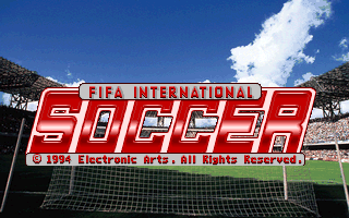 Screenshot Thumbnail / Media File 1 for FIFA International Soccer (1994)(The Creative Assembly)(Rev1)