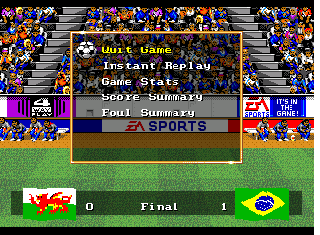 Screenshot Thumbnail / Media File 1 for FIFA International Soccer (1994)(The Creative Assembly)(Rev1)
