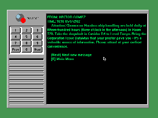 Screenshot Thumbnail / Media File 1 for Frederik Pohls Gateway (1992)(Legend Entertainment Company)
