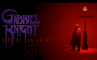 Screenshot Thumbnail / Media File 1 for Gabriel Knight Sins Of The Fathers (1993)(Sierra Online)
