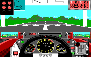 Screenshot Thumbnail / Media File 1 for Grand Prixv Circuit (1988)(Microprose Software Inc)