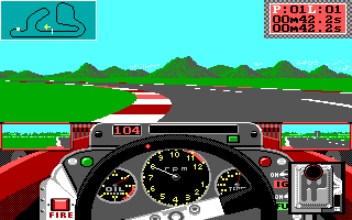 Screenshot Thumbnail / Media File 1 for Grand Prixv Circuit (1988)(Microprose Software Inc)