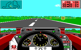 Screenshot Thumbnail / Media File 1 for Grand Prixv Circuit (1988)(Microprose Software Inc)