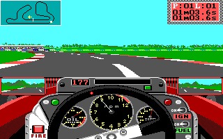 Screenshot Thumbnail / Media File 1 for Grand Prixv Circuit (1988)(Microprose Software Inc)