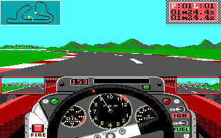 Screenshot Thumbnail / Media File 1 for Grand Prixv Circuit (1988)(Microprose Software Inc)