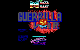 Screenshot Thumbnail / Media File 1 for Guerilla Wars (1987)(Data East)