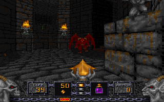 Screenshot Thumbnail / Media File 1 for Heretic 1 (1994)(Id Software)