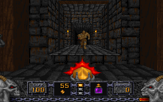 Screenshot Thumbnail / Media File 1 for Heretic Shadows of the Serpent Riders (1996)(Raven Software)