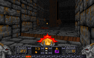 Screenshot Thumbnail / Media File 1 for Heretic Shadows of the Serpent Riders (1996)(Raven Software)