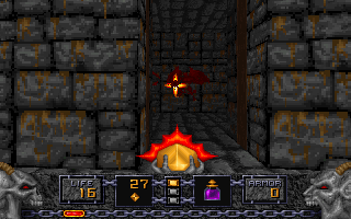 Screenshot Thumbnail / Media File 1 for Heretic Shadows of the Serpent Riders (1996)(Raven Software)