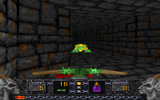 Screenshot Thumbnail / Media File 1 for Heretic Shadows of the Serpent Riders (1996)(Raven Software)