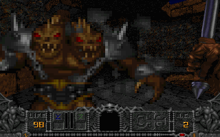 Screenshot Thumbnail / Media File 1 for Hexen CD incl Deathkings of the Dark Citadel v1.1 (1996)(Raven Software)