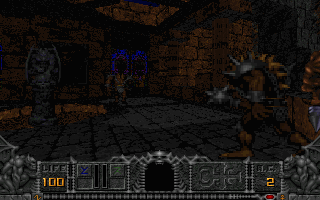 Screenshot Thumbnail / Media File 1 for Hexen CD incl Deathkings of the Dark Citadel v1.1 (1996)(Raven Software)