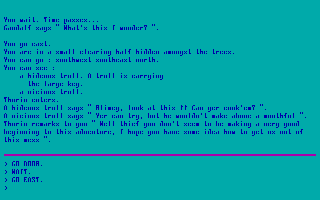 Screenshot Thumbnail / Media File 1 for Hobbit The (1983)(Melbourne House)