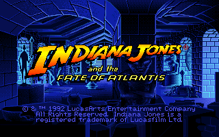 Screenshot Thumbnail / Media File 1 for Indiana Jones And The Last Crusade The Graphic Adventure (1989)(Lucas Arts)