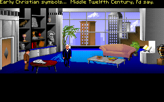Screenshot Thumbnail / Media File 1 for Indiana Jones And The Last Crusade The Graphic Adventure (1989)(Lucas Arts)