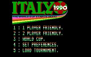 Screenshot Thumbnail / Media File 1 for Italy 90 (1990)(Us Gold)