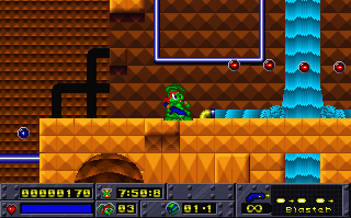 Screenshot Thumbnail / Media File 1 for Jazz Jackrabbit CD (1995)(Epic Megagames)(M4)
