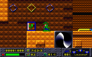 Screenshot Thumbnail / Media File 1 for Jazz Jackrabbit CD (1995)(Epic Megagames)(M4)