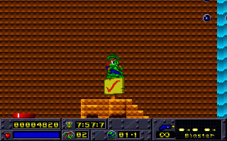 Screenshot Thumbnail / Media File 1 for Jazz Jackrabbit CD (1995)(Epic Megagames)(M4)