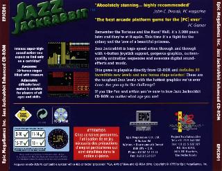 Screenshot Thumbnail / Media File 1 for Jazz Jackrabbit CD (1995)(Epic Megagames)(M4)