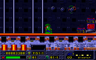 Screenshot Thumbnail / Media File 1 for Jazz Vs Turtle (1995)(Epic Studios)