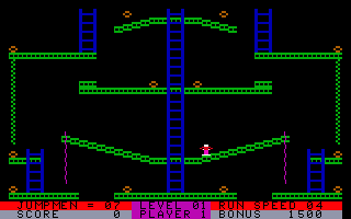 Screenshot Thumbnail / Media File 1 for Jumpman Lives (1991)(Apogee Software Ltd)