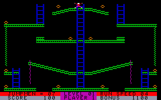 Screenshot Thumbnail / Media File 1 for Jumpman Lives (1991)(Apogee Software Ltd)