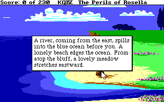 Screenshot Thumbnail / Media File 1 for Kings Quest Iv The Perils Of Rosella (1988)(Sierra Online)(Rev)