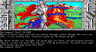 Screenshot Thumbnail / Media File 1 for Lancelot (1988)(Datasoft Inc)