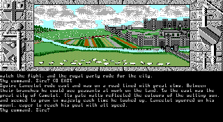 Screenshot Thumbnail / Media File 1 for Lancelot (1988)(Datasoft Inc)