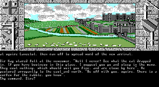 Screenshot Thumbnail / Media File 1 for Lancelot (1988)(Datasoft Inc)