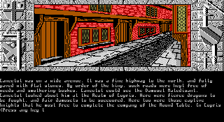 Screenshot Thumbnail / Media File 1 for Lancelot (1988)(Datasoft Inc)