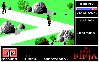 Screenshot Thumbnail / Media File 1 for Last Ninja (1988)(Activision Publishing Inc)