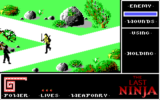 Screenshot Thumbnail / Media File 1 for Last Ninja (1988)(Activision Publishing Inc)