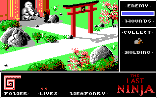 Screenshot Thumbnail / Media File 1 for Last Ninja (1988)(Activision Publishing Inc)