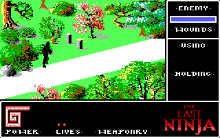 Screenshot Thumbnail / Media File 1 for Last Ninja (1988)(Activision Publishing Inc)